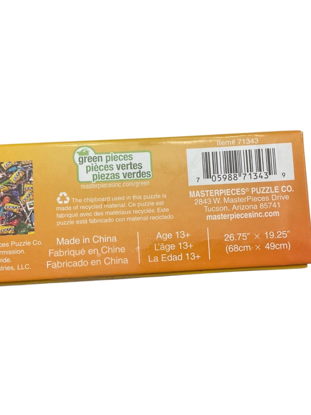 Masterpieces Tootsie Roll 1000 Piece Jigsaw Puzzle Having Fun 1 Piece At A Time - Picture 2 of 6